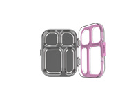 Boîte à lunch bento 2026 en acier inoxydable 304, sans BPA, étanche et compatible micro-ondes, pour adultes, type Tiffin en métal