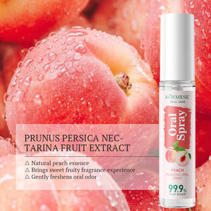 KORMESIC 18ml Private Label Limetten-Pfirsich-Minze Probiotisches Mundspray zur Entfernung von Mundgeruch Kühlendes Minz-Mundspray für Frischen Atem - Product Image 4