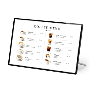 Tabletop <b>LED</b> Sign Holder Poster Frame Menu Board Advertising Desktop Display <b>Light</b> Box for Restaurant <b>Bar</b> Hotel Store Wedding - Product Image 1