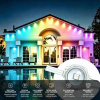 Sistema de Iluminación LED para Aleros con Control Inteligente para Decoración Exterior de Casas