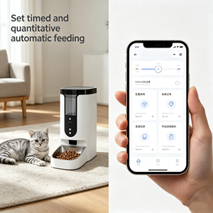 Comedero Automático Inteligente para Mascotas de 4L con Cámara, Control por Aplicación, Grabación de Voz, Porciones Programadas, ODM OEM - Product Image 4
