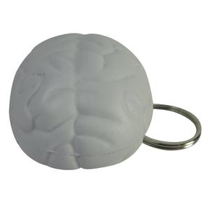 Porte-clés anti-stress personnalisé en forme de cerveau, avec logo promotionnel, en mousse PU souple, cadeau cérébral portable pour l'apprentissage - Product Image 2