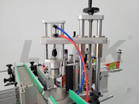 Machine à étiqueter automatique hexagonale pour pot de bouteille carré enveloppant autour de l'applicateur d'étiquettes