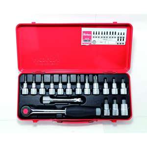 KOKEN - 4276 Jeu de douilles 1/2 ''dans un étui (17 pièces) -ENSEMBLES DE CLIQUET ET DE DOUILLES EAN 4991644239122 1/2" - Product Image 1