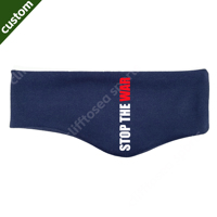 Bandeau personnalisé avec impression 'Stop the War No Bombs in Iran', OEM complet, hiver, taille unique, pour le maintien au chaud des oreilles, activités extérieures, course à pied et manifestations