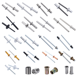 Fabricant de rivets aveugles à tête plate ronde de type ouvert, rivets à percussion en aluminium de 4,8 mm, 4 mm, 3 mm, rivets à tirer en cuivre rouge - Product Image 3