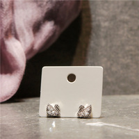 Cartes à Bijoux Personnalisées avec Logo pour Présentoir de Colliers et Boucles d'Oreilles, Cartons d'Emballage Perforés