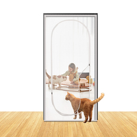 PRODIGY CSD01 Porte moustiquaire magnétique pliable en plastique durable toutes saisons avec cadre complet pour petits animaux domestiques