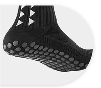 Chaussettes de sport antidérapantes professionnelles en gros avec design gratuit, chaussettes de football à adhérence, chaussettes de badminton, chaussettes de football