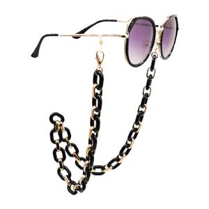 Catena Multifunzione alla Moda Multicolore per Occhiali e Mascherine, Laccio Antiscivolo in Acrilico Dorato per Occhiali da Sole - Product Image 5
