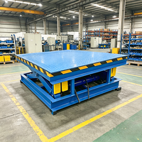 Plateforme élévatrice à ciseaux hydraulique montée au sol certifiée CE pour entrepôt, mezzanine et levage de marchandises