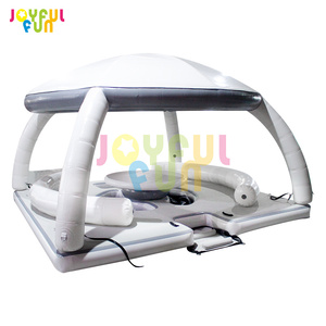 Salon flottant d'île <span class=keywords><strong>gonflable</strong></span> de flotteur de piscine commerciale de JOYFUL FUN <span class=keywords><strong>gonflable</strong></span> - Product Image 3