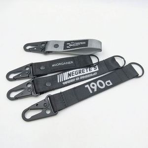 Porte-clés promotionnel personnalisé brodé, porte-clés d'aviation, porte-clés jet tag, mousqueton, porte-clés tissé sublimé - Product Image 4