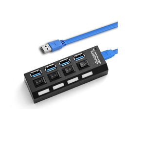 4 trong 1 USB 3.0 Hub 4 cổng USB HUB với ON/OFF nút và sablent Multi-Port Adapter USB chuyển đổi Hub - Product Image 2