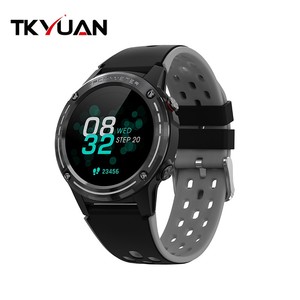 TKYUAN 1,3 pulgadas HD círculo Reloj inteligente barómetro Plus-altímetro brújula GPS a prueba de agua Reloj deporte Smartwatch - Product Image 5
