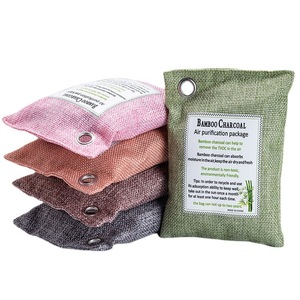 Sacchetto Purificatore d'Aria Personalizzato in Carbone di Bambù Solido con Evaporazione Naturale per Uso su Bocchette dell'<span class=keywords><strong>Auto</strong></span>, Deodorante a Lunga Durata - Product Image 1