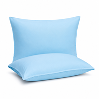 Housse de coussin enveloppante en polyester brossé pour hôtel et usage domestique, respectueuse de la peau, protection de coussin, OEM ODM disponible