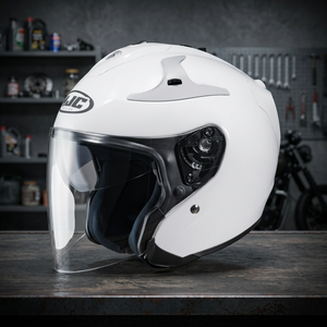 Casco Abatible HJC FG-Jet Blanco Perla, Material PC, Nuevo, Entrada de Aire Superior Derecha - Product Image 3
