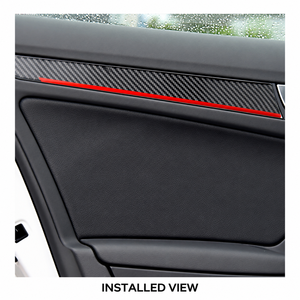 Juego de Cuatro Piezas de Molduras para Panel de Puerta con Aspecto de Carbono para Audi A4L A5 Q5 B8 8T 8R 2009-2016 - Product Image 2
