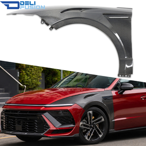 Guardabarros Delanteros Ventilados de Fibra de Carbono Estilo XMotion para Hyundai Sonata DN8 Facelift 2024, Accesorios Exteriores para Automóviles - Product Image 1