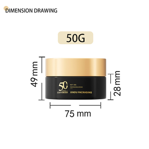 Biểu Tượng Tùy Chỉnh 50G Sang Trọng Mỹ Phẩm Lọ Rỗng Mỹ Phẩm Cơ Thể Bơ Mặt Kem Container Viên Nang Hình Dạng Chăm Sóc Da Jar Với Nắp - Product Image 5