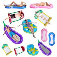 Tapis flottants gonflables en PVC personnalisés avec motif crocodile Beckon pour événements d'entreprise, commodités pour invités et bord de piscine