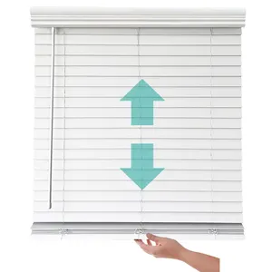 Manufacturer supplier selling faux wood blinds cordless window