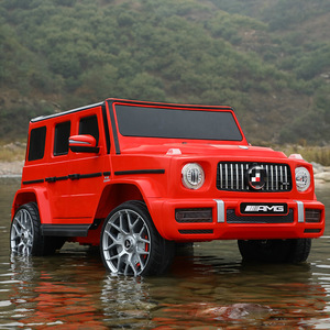 Voiture électrique Mercedes AMG pour enfants 4x4 tout-terrain avec télécommande pour enfants de 1 à 5 ans, couleur rouge - Product Image 2