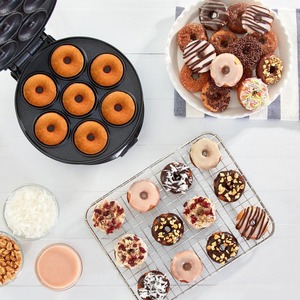Máquina Eléctrica Mayorista para Hacer Mini Donas <span class=keywords><strong>de</strong></span> Acero Inoxidable para Coche, Hace 7 Donas Rápidas para Fiestas, Ideal para Postres Caseros - Product Image 3