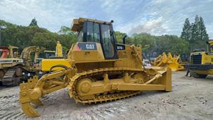 Giờ làm việc thấp Nhật Bản ban đầu đã sử dụng Sâu Bướm d7g2 mèo cũ <span class=keywords><strong>d6h</strong></span> d7g Xe ủi đất mèo Dozer với tời - Product Image 2