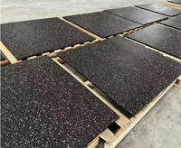 Dalles de sol en caoutchouc EPDM laminé, double couche, tapis de gym en SBR recyclé, haute résistance, antidérapant, emboîtable, résistant à l'eau