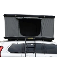 Carpa de Techo Rígida de Aluminio para Acampar al Aire Libre, Carpa de Techo para Automóvil de Aluminio para 4 Personas