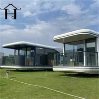 Maison conteneur moderne et respirante de 20 pieds carrés pour hôtel, centre commercial, villa et usage extérieur - Conception modulaire préfabriquée