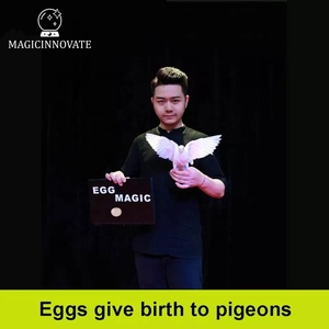 Tours magiques œufs donner naissance à des Pigeons merveilleux Gimmick scène magique pour fête annuelle adultes jouet magique livre noir accessoires magiques - Product Image 2