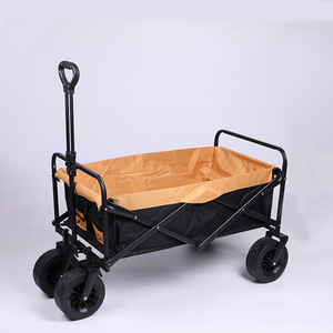 Outdoor <span class=keywords><strong>Beach</strong></span> Wagon Folding Wagon <span class=keywords><strong>Cart</strong></span> Heavy Duty Carrinho de jardim com All-Terrain Wheels Vagão utilitário portátil para Camping - Product Image 4
