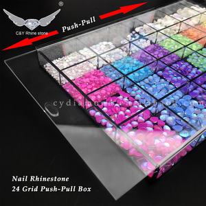 C & Y RTS คริสตัลตกแต่<span class=keywords><strong>ง</strong></span>เล็บหินขนาดรูปร่างผสมสำหรับเล็บพลอยเทียม - Product Image 4