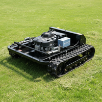 Robot de désherbage agricole et forestier multifonction haute puissance, taille-haie, tondeuse à gazon télécommandée