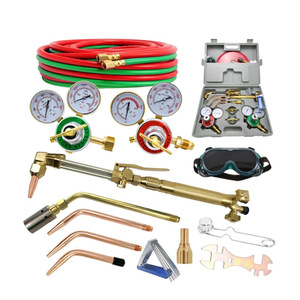 Kit de soudage et de découpe Victor, type torche acétylène oxygène, régulateur plaqué cuivre, interrupteur simple - Product Image 3