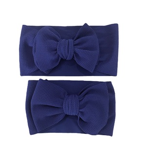 Juego de 10 Diademas de Tela Texturizada con Lazo Grande para Mamá e Hija, Accesorios para el Cabello a Juego - Product Image 3