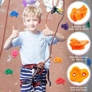 खेल का मैदान उपकरण प्लास्टिक चढ़ाई चट्टानों चढ़ाई पत्थर - Product Image 2