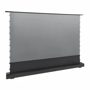 ホームシアターに適した高品質の120 "レーザーテレビプロジェクタースクリーンフロアライジングペットアルプロジェクションスクリーンスクリーン