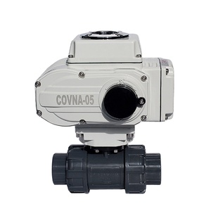 Válvula de Bola Motorizada COVNA, Eléctrica, UPVC, 2 Pulgadas, Dos Vías, Roscada, Válvula de Bola Motorizada de PVC, Doble Unión - Product Image 1