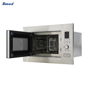 High Quality 25l 220v/50hz Mechanical Control Stainless Steel Built-in Microwave Oven 900w Power Child <b>Lock</b> Home Use - Product Image 2