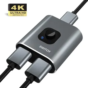 OEM-Fabrik 2 Ports 2 In 1 Out 4K Bidirectional für HDMI-Splitter Switch 2 × 1 4K 60 Hz Bi-Direktionaler Bidirectionaler Switcher