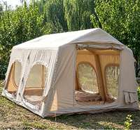 Tente Gonflable 13.68 Imperméable, Vente en Gros Usine, Direct Usine, pour Voyage en Famille, Camping Portable, Design Moderne, Quatre Saisons