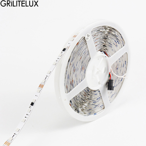 Bande lumineuse LED flexible RGB SMD 5050 adressable, 60 LED/m, largeur de circuit imprimé 10 mm, 12V 24V DC, pixels WS2813 SK6812 - Product Image 2