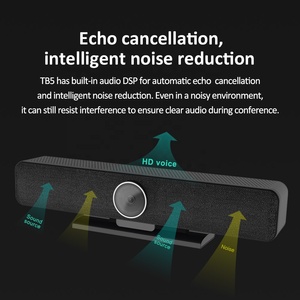 Hệ thống hội nghị video Full HD 4K được tích hợp với micrô 360 °, tất cả trong một hệ thống hội nghị tương thích cuộc họp web - Product Image 4