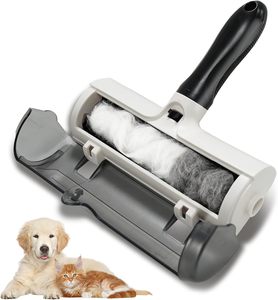 Self-Cleaning Pet Hair Remover Roller Removable Handle Reusable <b>Dog</b> Cat Fur Brush <b>Bed</b> <b>Sofa</b> Car Top Selling OEM Wholesale - Product Image 1