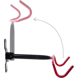 Support mural vertical pivotant pour vélos, <span class=keywords><strong>gain</strong></span> <span class=keywords><strong>de</strong></span> <span class=keywords><strong>place</strong></span>, pour <span class=keywords><strong>rangement</strong></span> <span class=keywords><strong>de</strong></span> <span class=keywords><strong>garage</strong></span> - Product Image 2