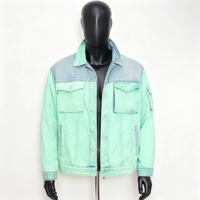 Veste de travail pour homme Neohope avec logo personnalisé, poche cargo, capuche, fermeture éclair avant, style varsity bomber, en velours côtelé délavé à l'acide